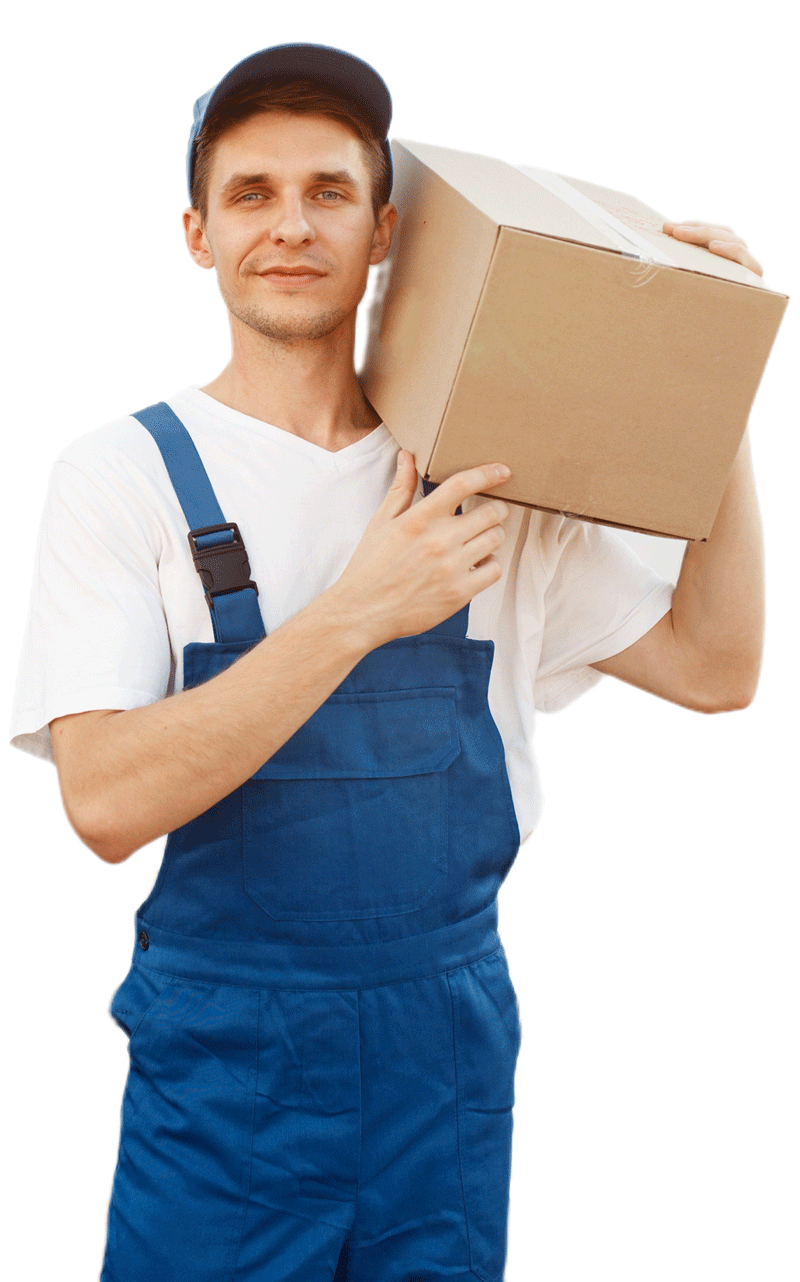 deliveryman-in-uniform-holds-carton-box-at-the-car-ZFTZSH2.png