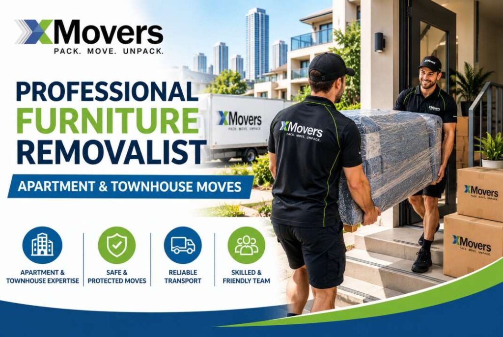 Professional furniture removalist for apartment and townhouse moves